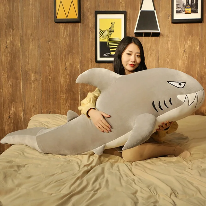 

Hot Selling Software Shark Pajama Doll Plush Toys-Processing Customizable Logo Recruit Agents
