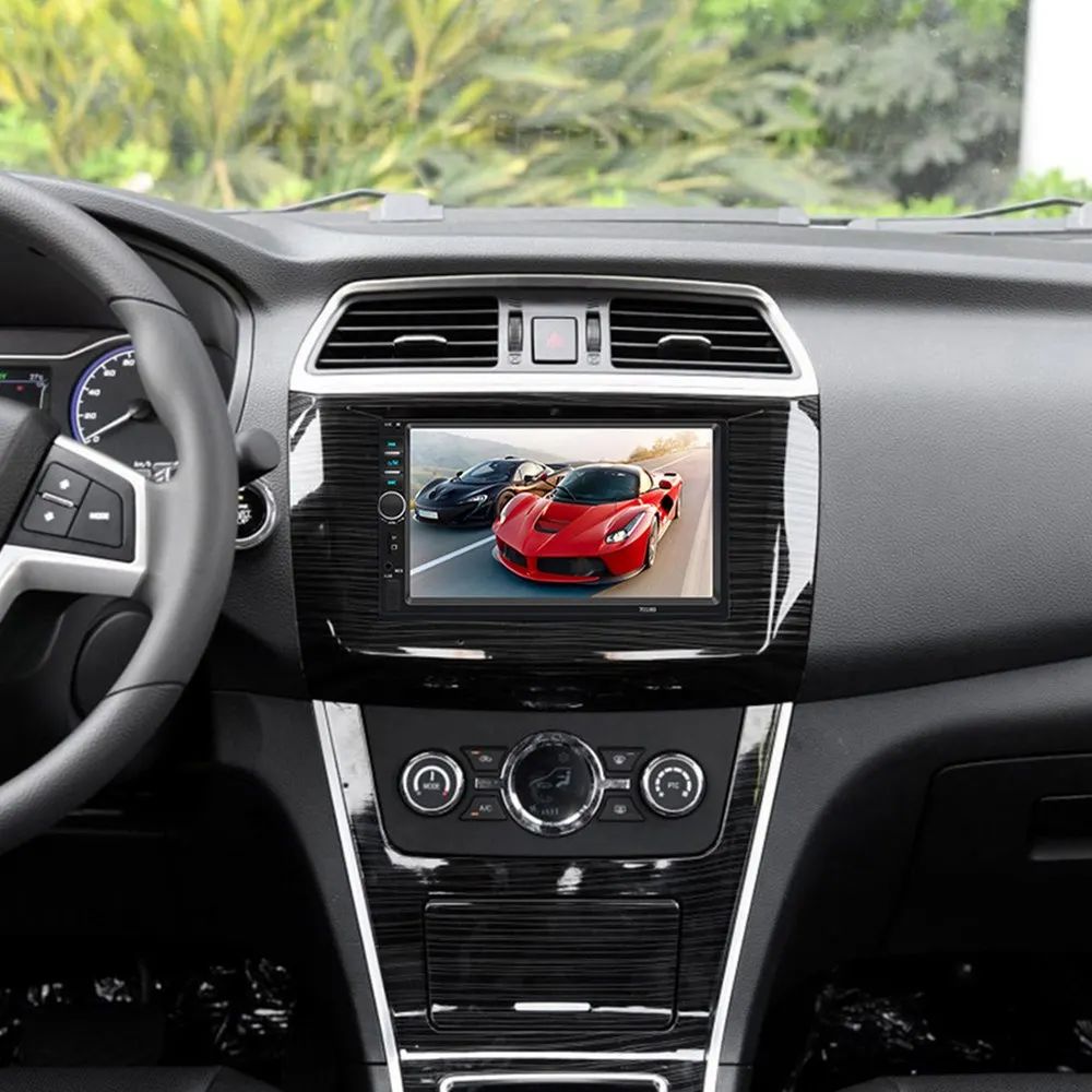 7018 7 дюймовый автомобильный MP5 плеер с двойным HD разъемом Bluetooth входная