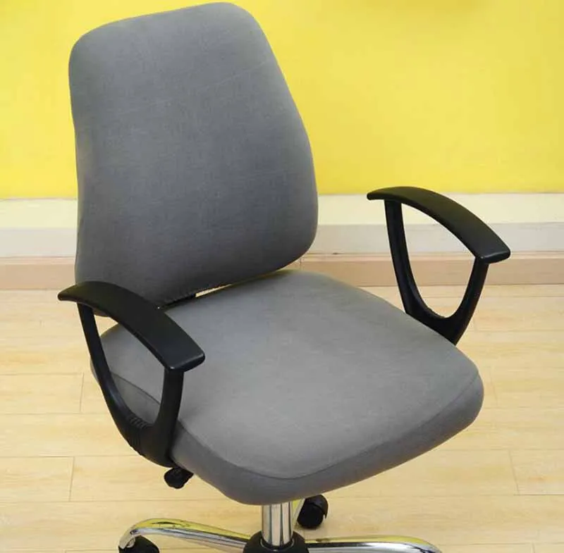 Офисное компьютерное кресло Чехлы офисные антипылевые спандекс Синий Сплит MJ046 чехол кресло сплошное универсальное сиденье черный чехол - Цвет: Армейский зеленый