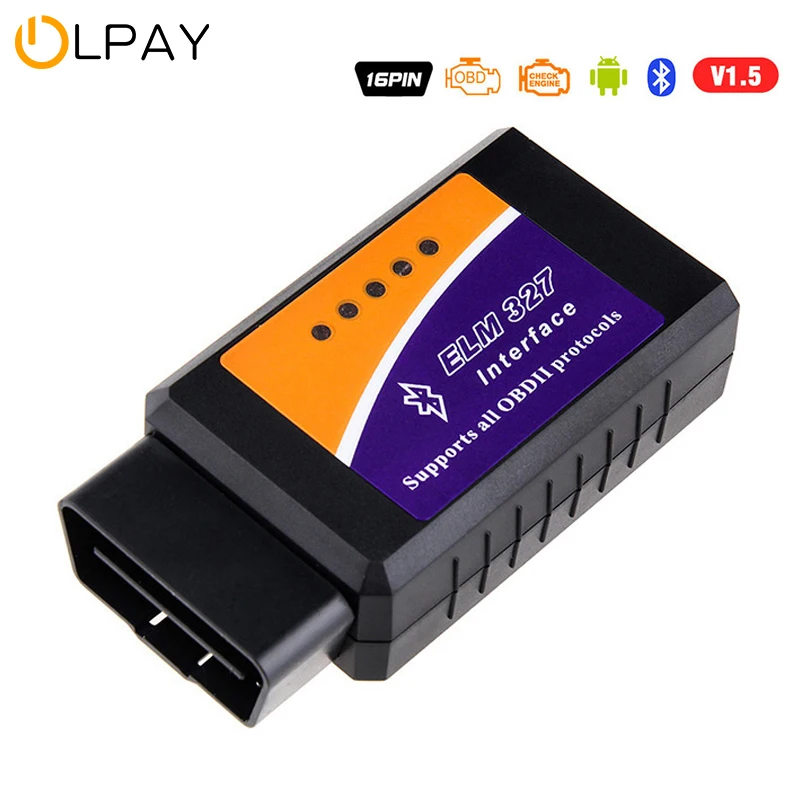 V1.5 мини Elm327 obd2 сканер OBD Bluetooth с USB переключатель Авто диагностики инструмент код