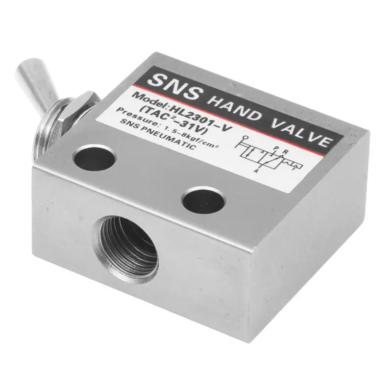 

New Carbon Steel Pneumatic Knob Switch Valve HL-2301-V