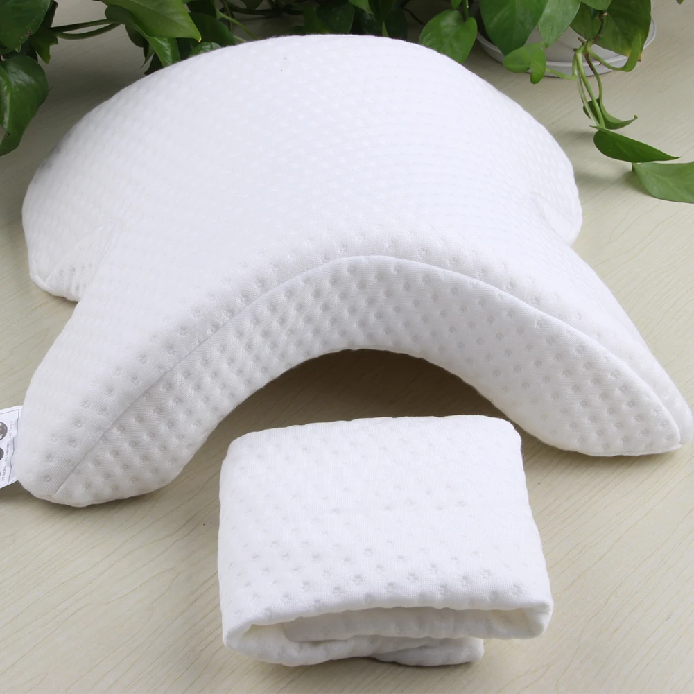 Soft Multifunctional Solid Anti Pressure Home Sofa Couple Pillow Case Bedding Reusable Protective Artificial Silk Living Room