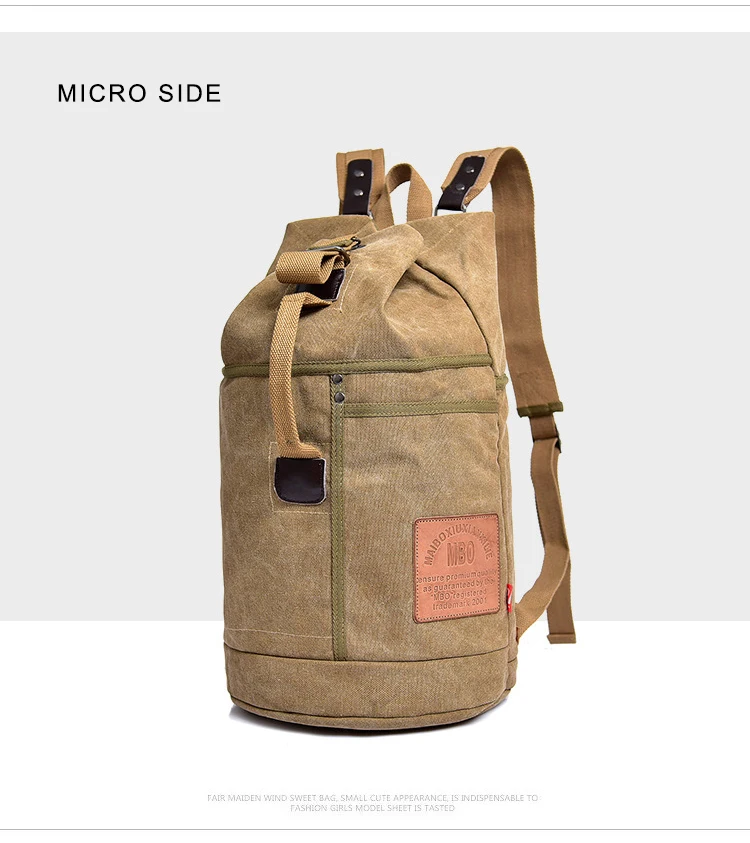 novo grande homem montanhismo mochila masculino bagagem lona balde ombro sacos do exército para meninos homens mochilas mochila de viagem