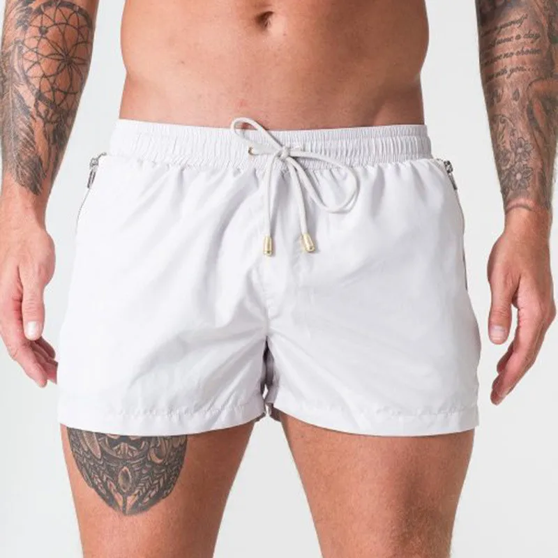 Модные мужские спортивные штаны, пляжные шорты, Хлопковые Штаны для бодибилдинга, шорты для фитнеса, шорты для бега, повседневные спортивные мужские брендовые шорты