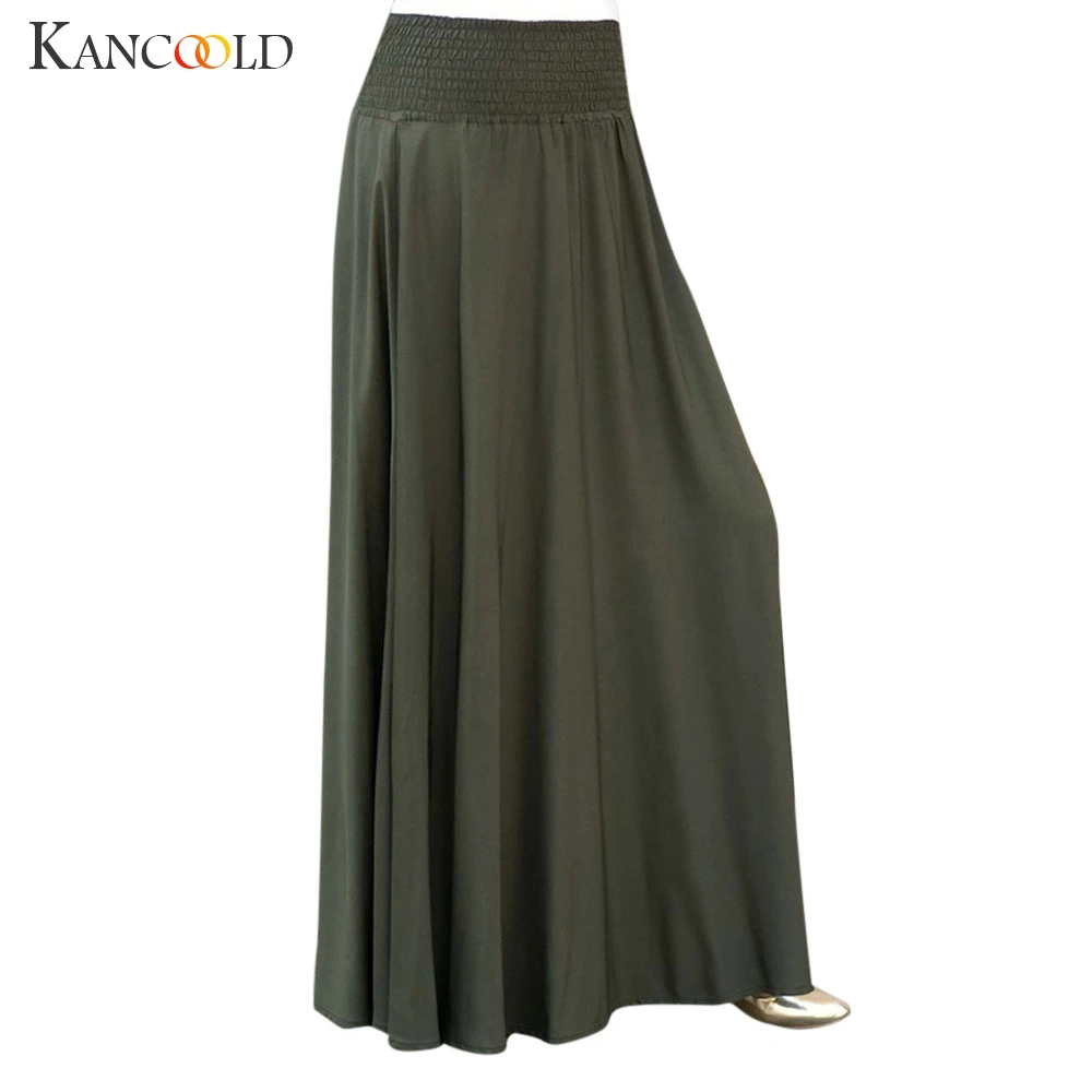 Женская Осенняя Асимметричная юбка KANCOOLD размера плюс однотонная длинная с
