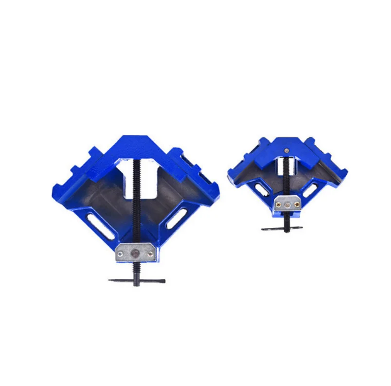 4.5inch Right Angle Clamp,Cast iron Right Angle Clip Clamp Tool Woodworking Photo Frame Vise Hold