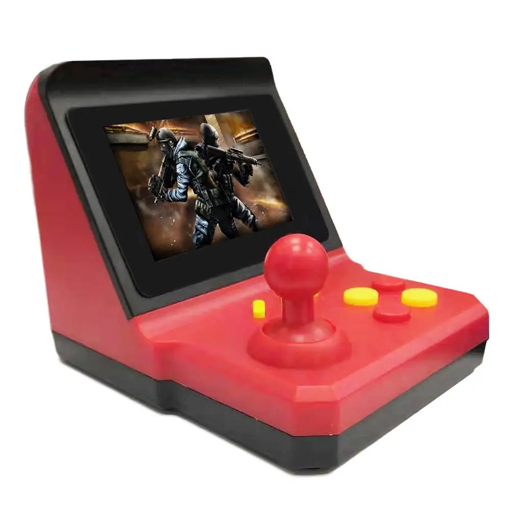 Ретро мини аркадная Красная белая ручная Рокерская игровая консоль 600 игра Ретро аркадная 8 бит восстановление древних способов мини аркадная Пальма м