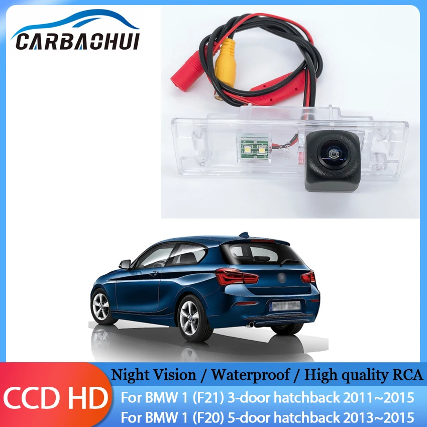 Парковочная камера заднего вида Full HD CCD ночного видения для BMW 1 (F21) 3-дверного