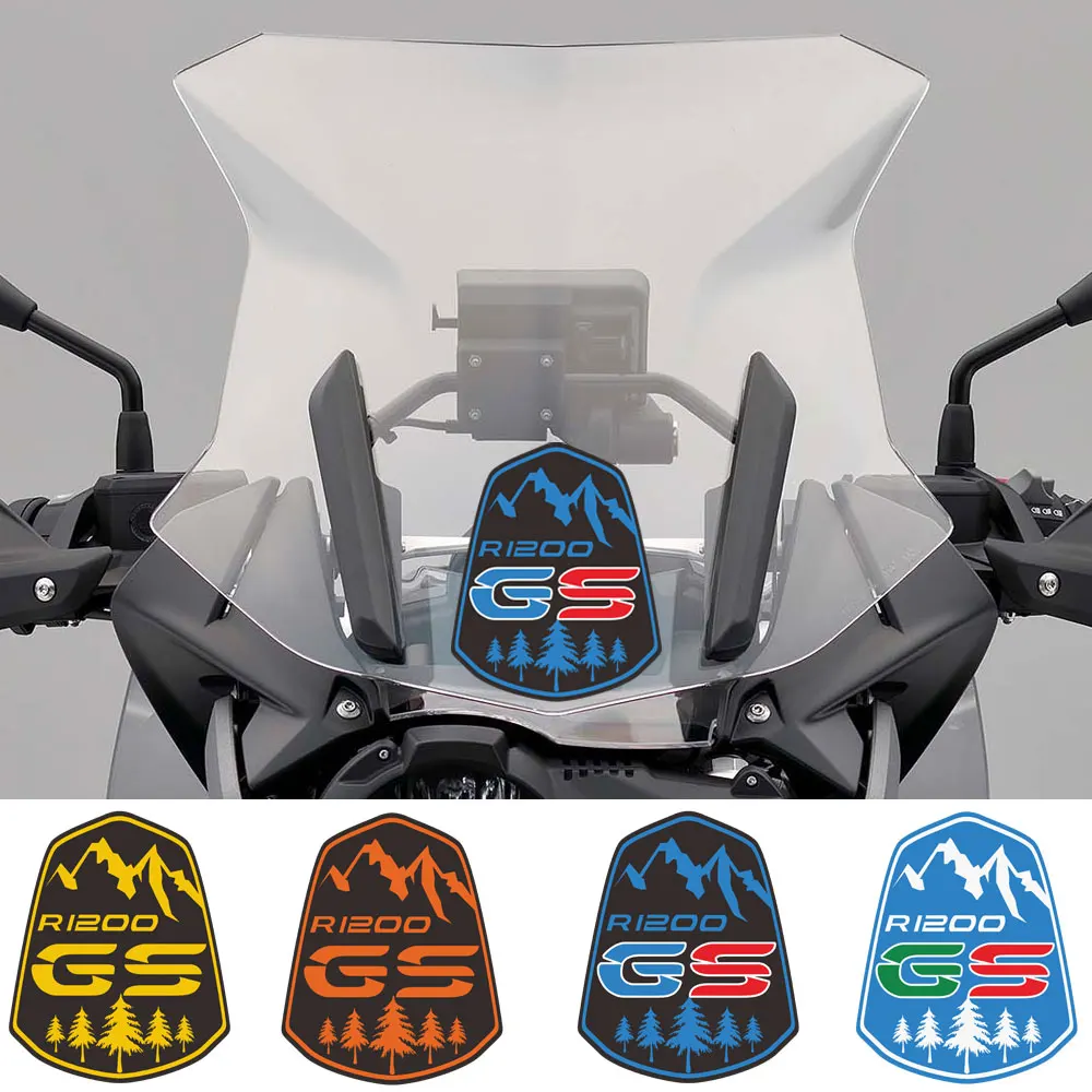 Stickers For BMW R1200GS R1200 1200 ADV GS Front Beak Extension Cove Windshield Screen Windscreen Decals Adventure GSA