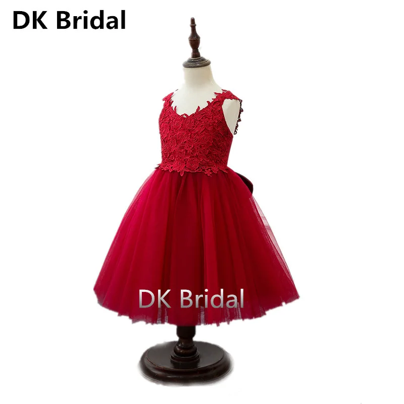 girls burgundy dress