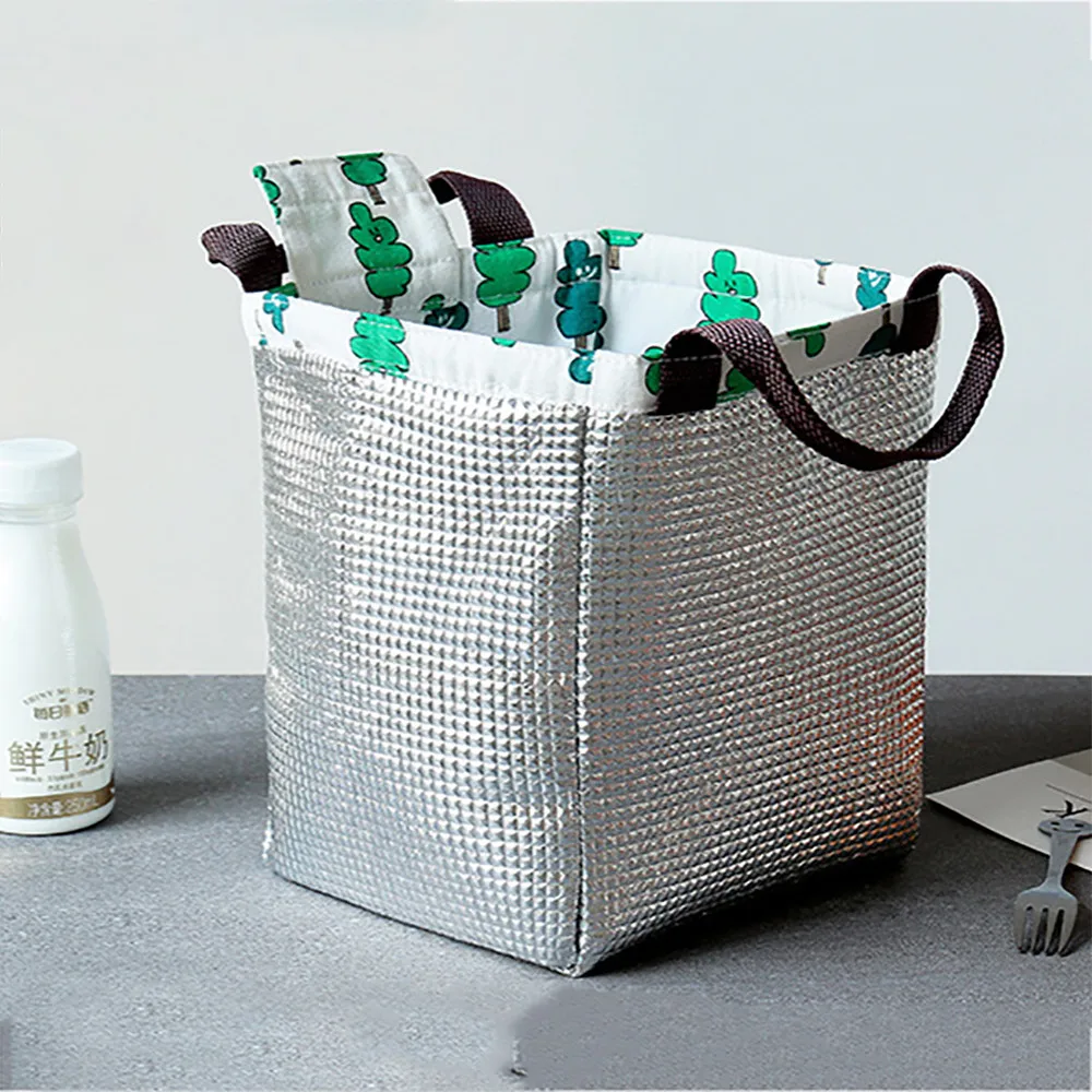 Новая модная Портативная сумка для ланча сумка для хранения коробок Термоизолированный сумка для пикника Высокое качество для детей женщин мужчин bolsa comida