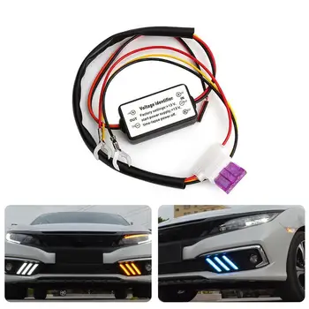 

Auto daytime driving LED lamp automatic ignition controller / shutdown relay DRL do daytime light controller auto parts