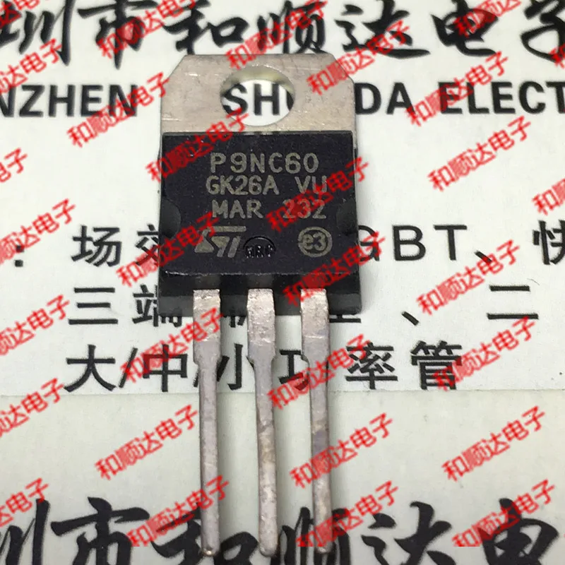 5 шт/P9NC60 STP9NC60 TO-220 600 в 9A