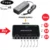 8-Портовый POE - коммутатор Ethernet с адаптером питания 90 Вт для сетевых IP-камер или беспроводной AP/ 6 free PoE Splitter подходит для видеонаблюдения