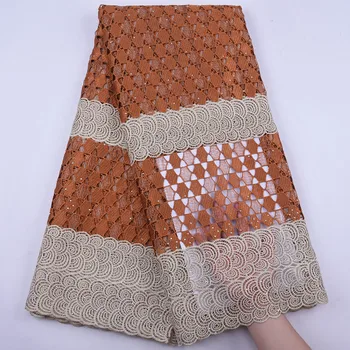 

Latest Dubai Design Lace African Cord Guipure Lace fabric French Nigerian Water Soluble Lace fabric for Man Woman Clothing Sew