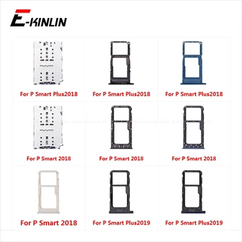 

Sim Card Tray Socket Slot Reader Adapter For HuaWei P Smart Plus 2019 2018 Micro SD Card Holder Connector Container