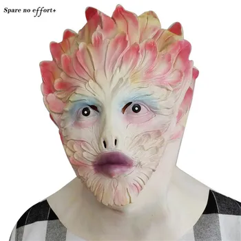 

Flower Fairy Latex Halloween Mask Fairy Show Dress Up Halloween Decoration Bar Party Funny Halloween Cosplay Ball High Quality