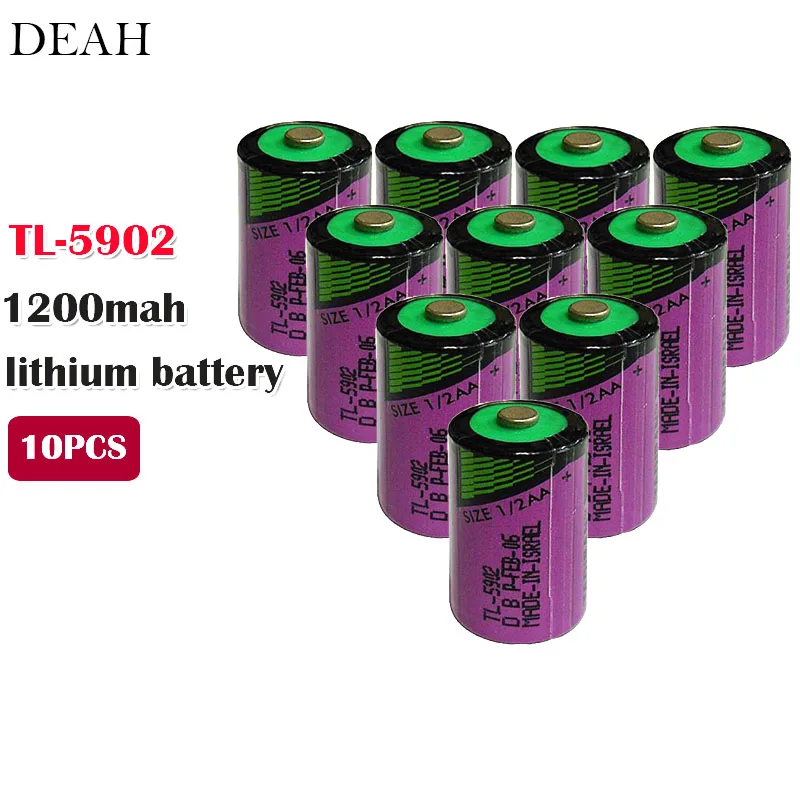 10 шт./лот TL-5902 1/2 AA 1/2 AA ER14250 SL350 литиевая батарея 3,6 V 1/2AA 1/2 AA 1200mah для PLC CNC станки литиевая батарея