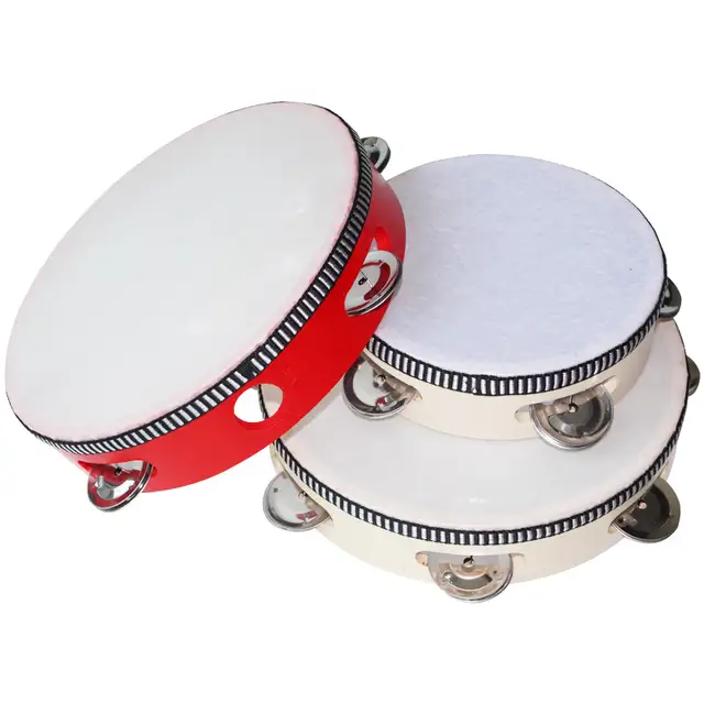childrens wooden tambourine