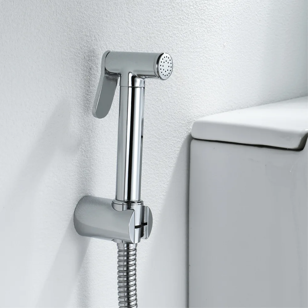 

Hideep Fu to Wash Spray Gun Set Toilet Chamber Pot Flushing Tap Yellow tong fu xi Spray Gun HI09037A
