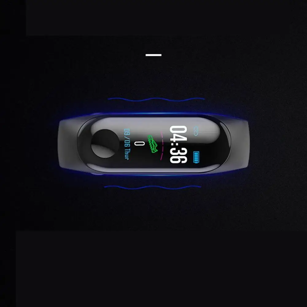 M3X Big Touch Screen Smart Bracelet IP68 Waterproof Healthy Sleep Monitoring USB Direct Charge Smart Watch