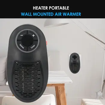 

Mini Fan Heater Wall Mounted Electric Heater Stove Radiator Warmer for Indoor Household Room Heating Fan Machine