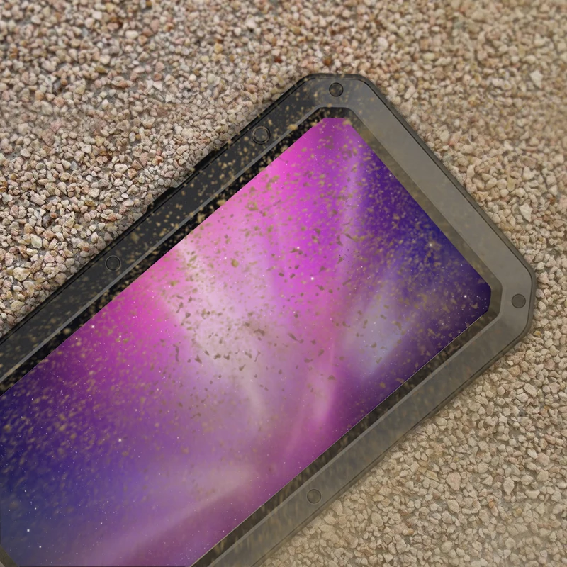 Броня Алюминиевый металлический чехол для iPhone 11 Pro Max чехол из закаленного стекла противоударный чехол для iPhone 6 6S 7 8 Plus X XR XS MAX Coque