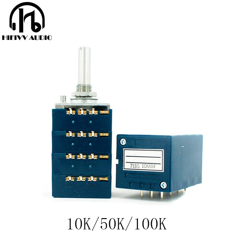 Japan Alps Blue Velvet 100K Volume Control Potentiometer Tube Amplifier 