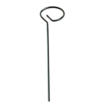 

10pcs Holder Farming Iron Wire Lightweight Practical Top Ring Single Stem Outdoor Garden Plant Support Stake Balcony Green