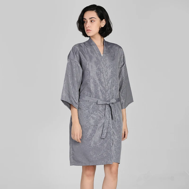 Платье для салона клиента халат Золотое боковое платье кимоно накидка