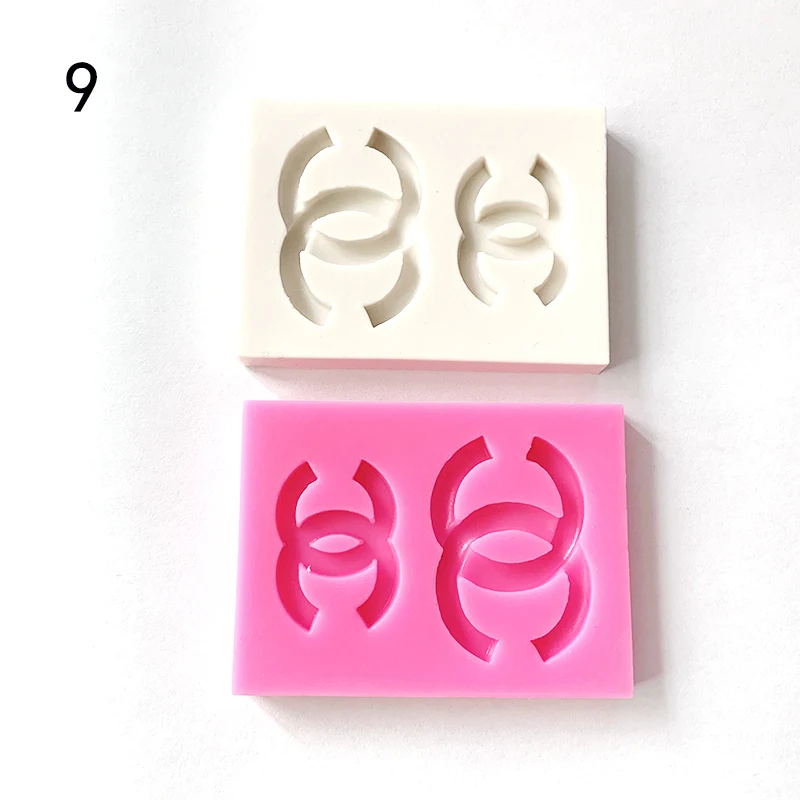 High Quality 3D X Letter Cake Moulds Baking Decoration Mold Tools DIY Silicone Liquid Fondant Candy Soap Mold6