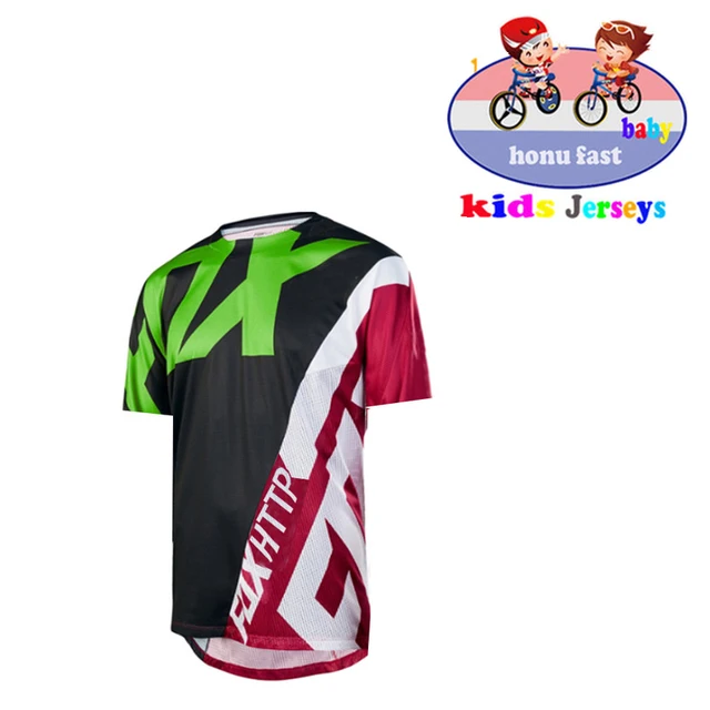 Kids Off Road ATV Racing T-Shirt AM RF Bicycle Cycling Bike FxoDownhill Jersey Motorcycle Jersey Motocross MTB DH MX Ropa D Boys fox Downhill11
