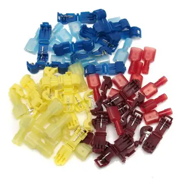 

Wire Cable Connectors Terminals Crimp Scotch Lock Quick Splice T-Taps Insulated Wire Terminal Connectors Car Alarm Installation