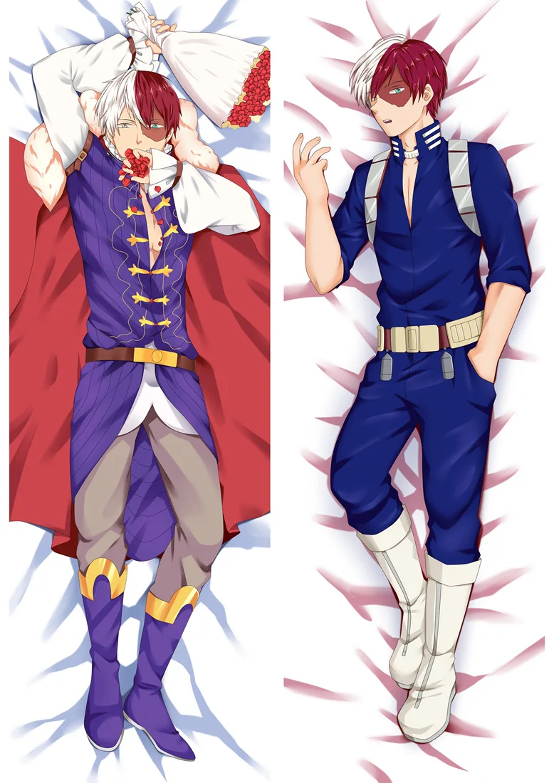 

Todoroki Shouto Pillow Case Anime Cushion Dakimakura Waifu Hug Body Decorative My Hero Academia Boku No Hero Pillow Cover