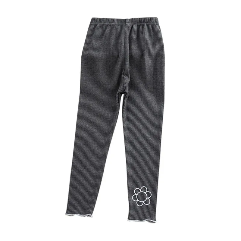 C Autumn Winter Warmer Pants Fashion Comfortable Pants Girls Trousers Cartoon Childrens Cute Beautiful Candy Color For Kids Girls - Цвет: C