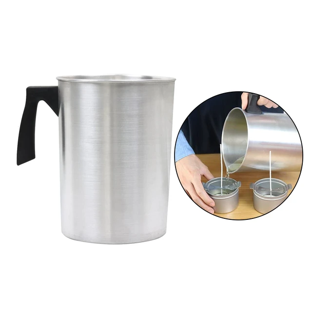 1.2/3L Candle Melting Pot Wax Melting Aluminium Cup Non-Stick Pouring Pot  DIY Aromatherapy Candle Soap Candle Making Tools - AliExpress