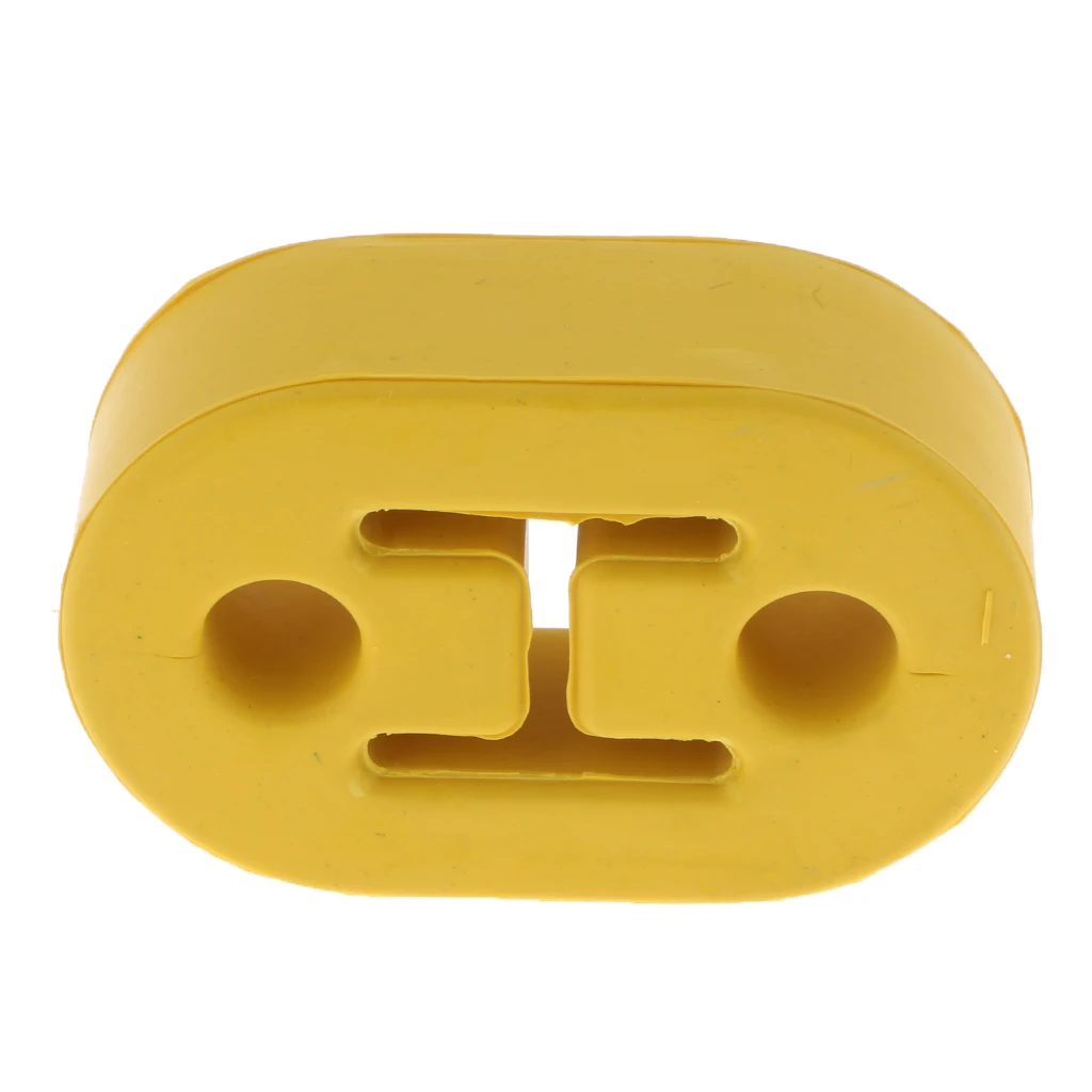1Pcs YELLOW Polyurethane Car Exhaust Muffler Hangers Mount Bracket Universal