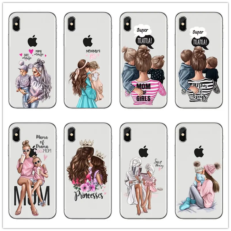 Чехол для iPhone 12 mini 7 6s 8 Plus 11 pro max X XS XR Se 2020 mommy | Мобильные телефоны и аксессуары
