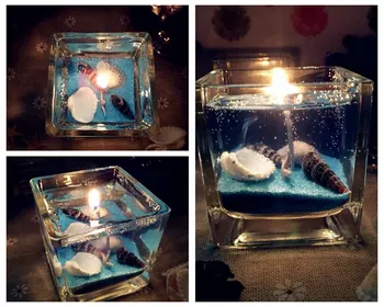 

Jelly Candle DIY Materials Style Shells Marine Crystal Candle Package Material Handmade