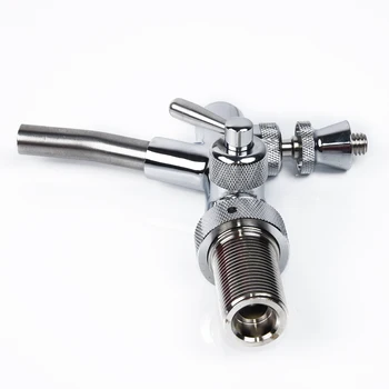 

Stainless Steel Faucet Tap Flow Controller Chrome Shank G5/8 Tap For Kegerator