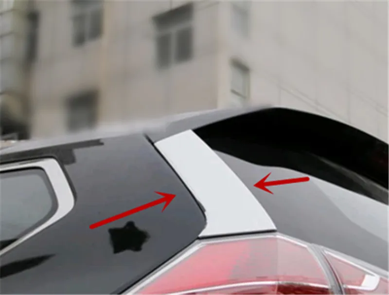 Car styling rear window stainless steel trim strip tail side for NISSAN X-Trail Rogue T32 2014-2019 | Автомобили и мотоциклы