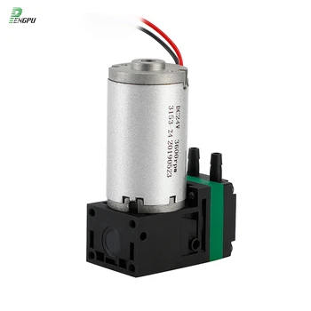 

-55kPa 0.9bar DC Brush 0.3L/m Micro Diaphragm Liquid Pump Air Sampling Vacuum Pump Mini Air Pump 24 Volt
