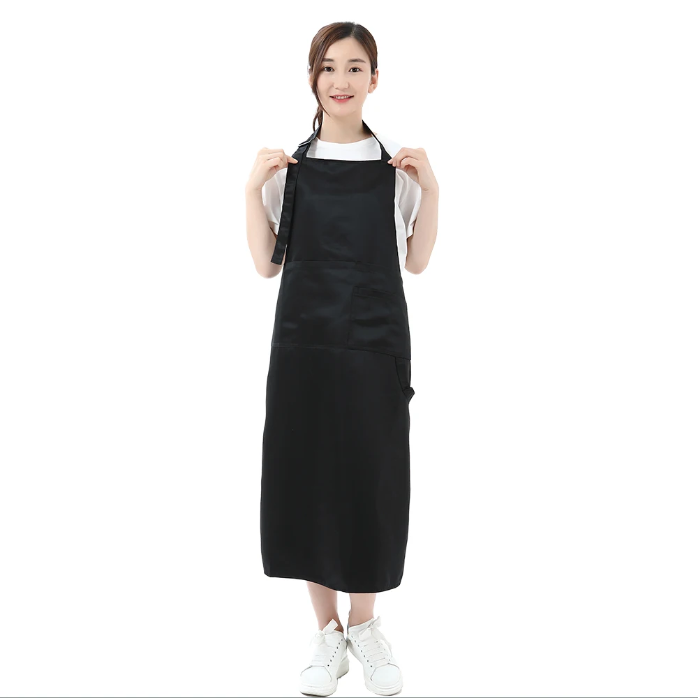 Hairdressing Apron Barber Shop Hair Salon Capes Dedicated Home and Women non stick Backless Black Apron 1 Hairdressing Apron Barber Shop Hair Salon Capes Dedicated Home and Women non stick Backless Black Apron 2