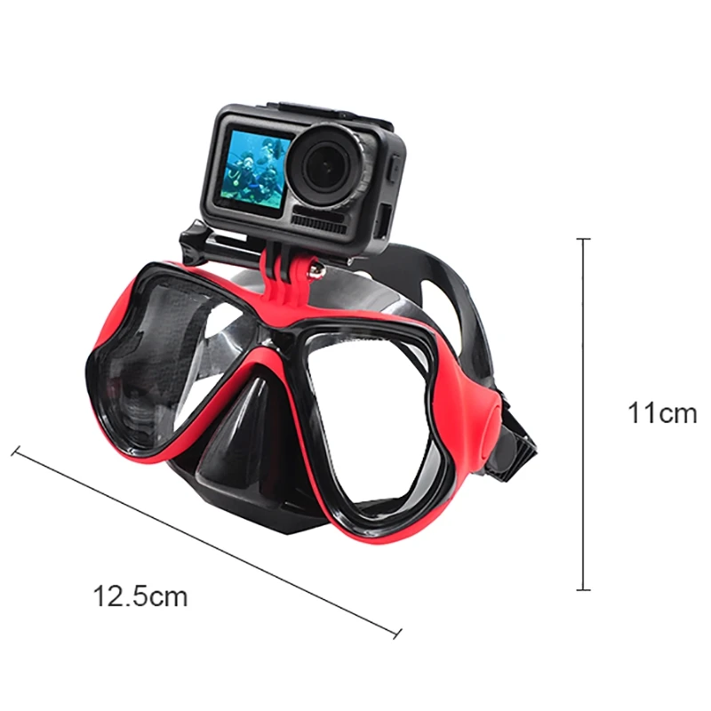 Подводная камера маска для дайвинга плавательные очки Dji Osmo Action/Gopro/Sjcam Sports/Action