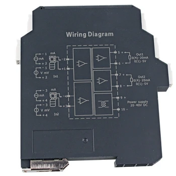 

New Small Size Isolated 4-20MA to 4-20MA Converter Analog Current to Voltage Signal Conditioner Isolation Amplifier