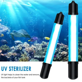 

UV algae disinfection lamp 5/7/9 /11w uv sterilization lamp for rockery fountains fish ponds and aquaculture Pond Fish Tanks