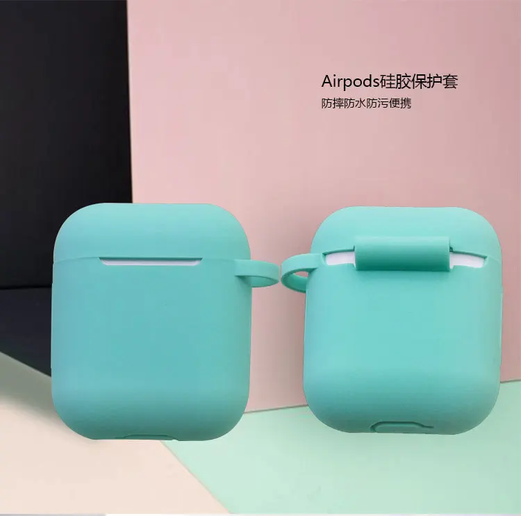 Беспроводная bluetooth-гарнитура, силиконовый чехол для airpods 2 1, универсальный чехол для хранения с защитой от падения