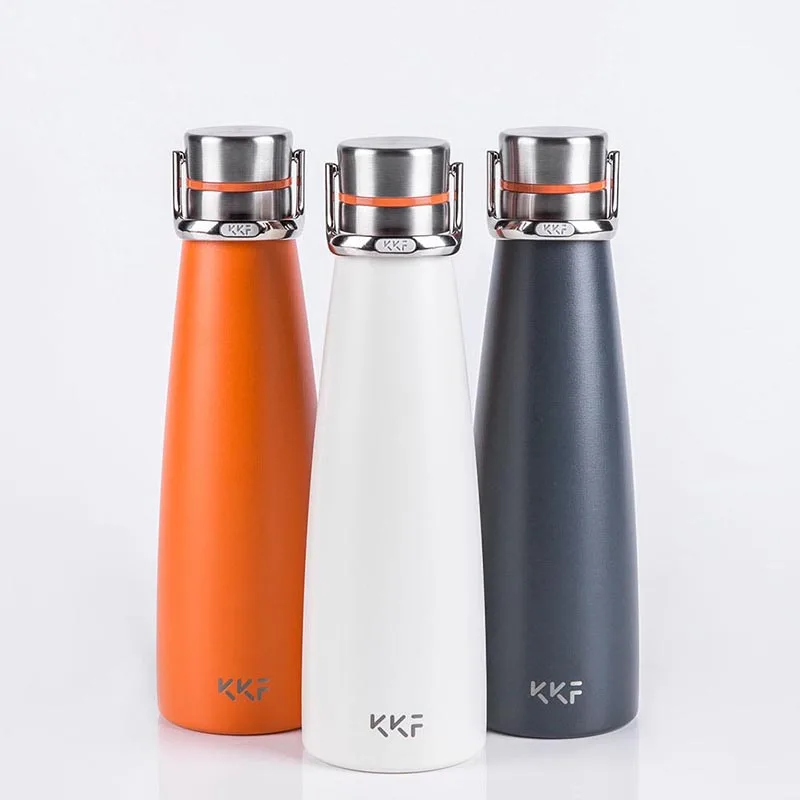 KKF Vacuum Bottle 24h Insulation Cup Thermoses Stainless Steel Thermos Flask 475ML Travel Mug Portable Sports Cold Cup|Аксессуры для
