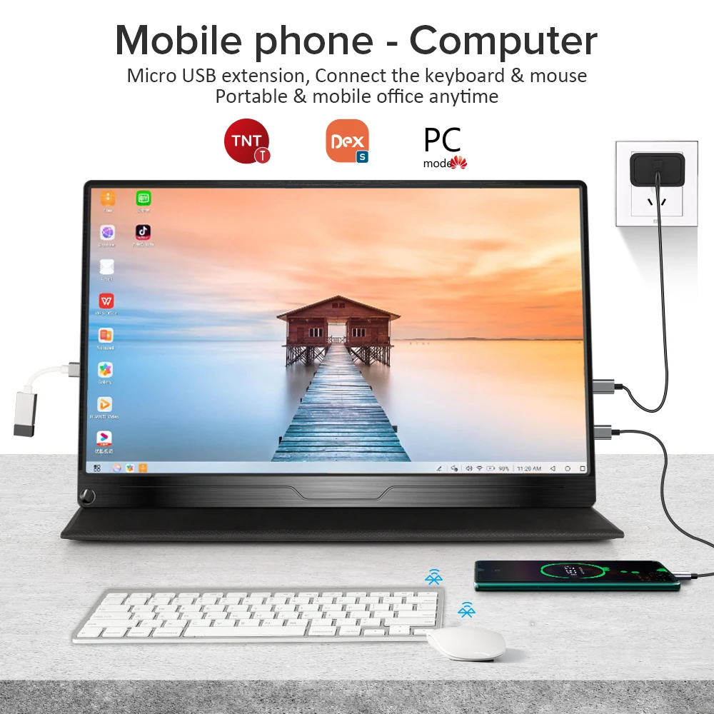 UPERFECT-17.3 ġ ޴ ,   ǻ Ȯ 1080p USB  C ȭ Ps4 ġ Xbox ȭ ȭ ÷