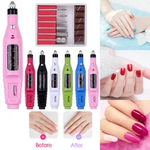 Профессиональный электрический сверлильный станок для ногтей, набор для маникюра и маникюра, набор инструментов для маникюра и педикюра